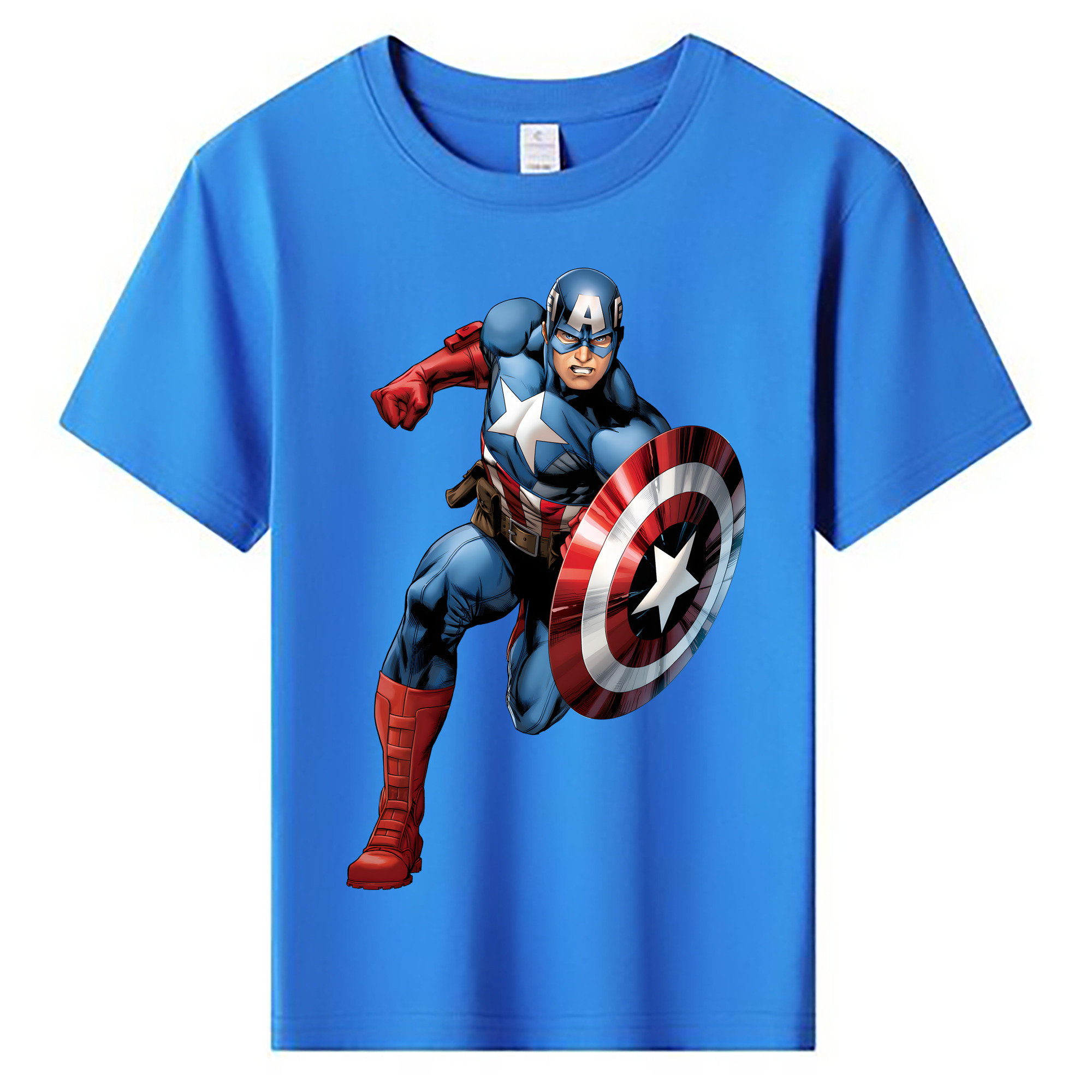 （画像用） アベンジャーズ The Avengers 綿100％キッズTシャツ（フロントプリント）
